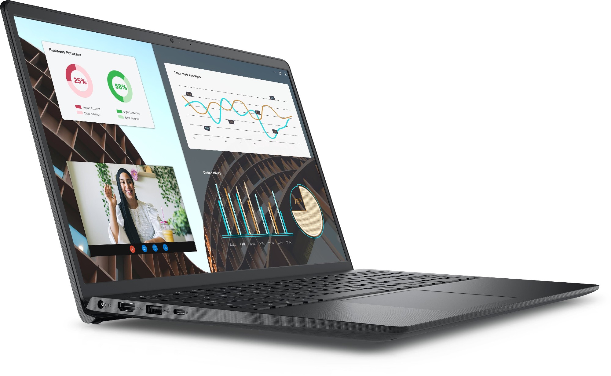 Ноутбук 15.6” Dell Vostro 15 3000 (3530)/ Intel Core i5-1334U/ 16GB/ 512GB SSD/ Carbon Black photo 2