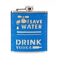 Plosca Sport Save water, drink vodka 