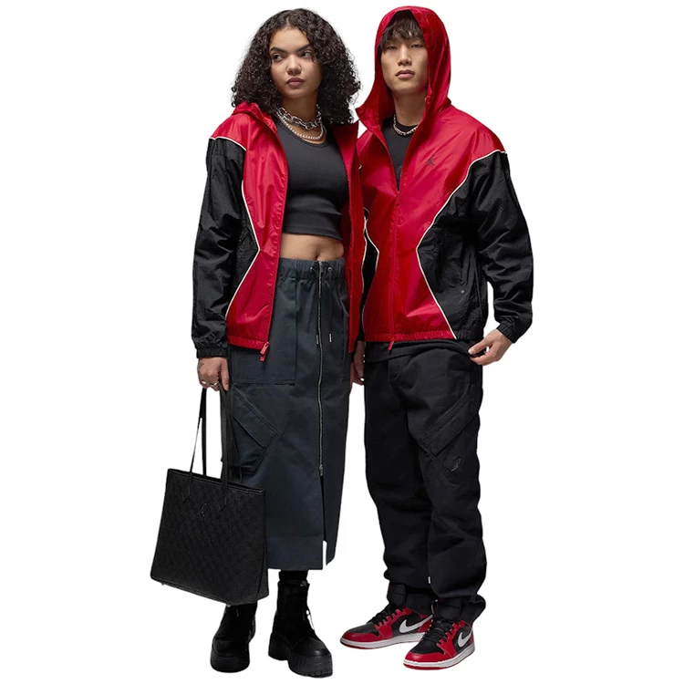 Мужская Толстовка Nike M J DRAFT JKT XS Черный/Красный photo 4