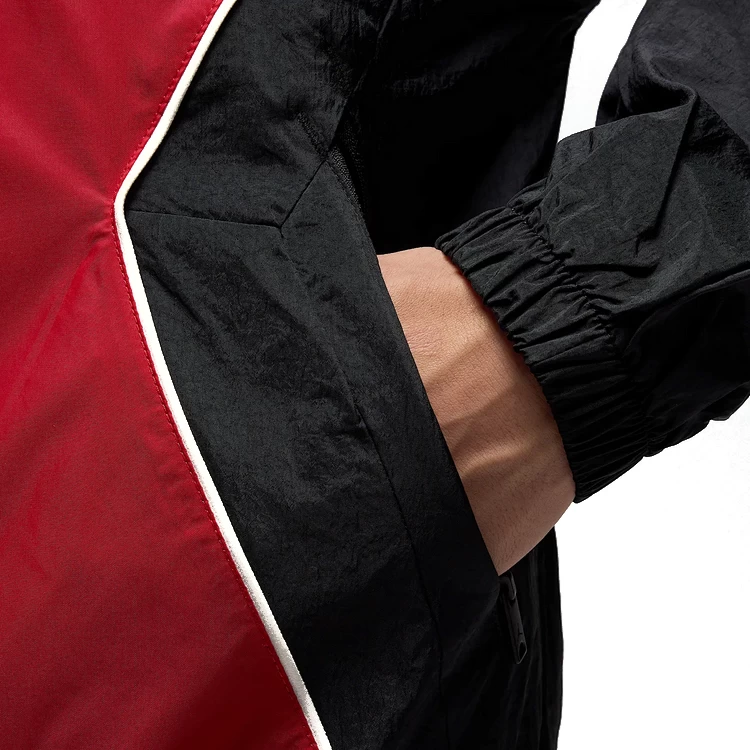 Мужская Толстовка Nike M J DRAFT JKT XS Черный/Красный photo 5