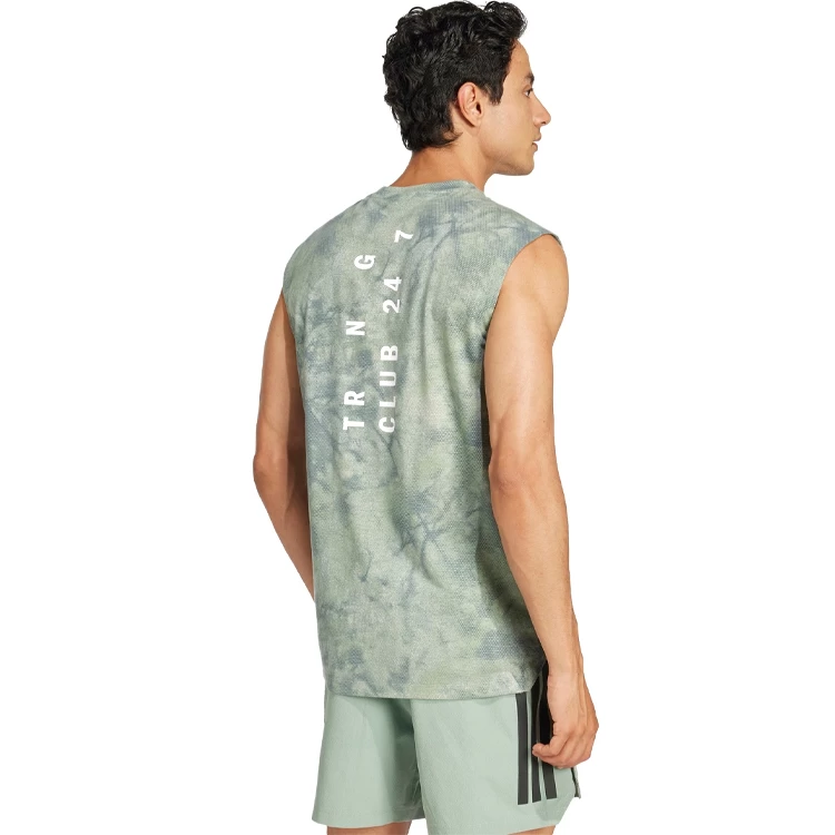 Maiou pt Barbati Adidas POWER AOP TANK S Gri photo 4