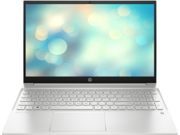HP Pavilion 15 Natural Silver, 15.6" FHD IPS 250 nits (AMD Ryzen 3 5300U 4xCore 2.6-3.8 GHz, 8GB (1x8) DDR4 RAM, 256GB PCIe NVMe SSD, AMD Radeon Graphics, no ODD, CR, WiFi-AC 6 AX/BT5.2, HDMI, DP, USB Type-C, 3cell, 720p HD Webcam, Backlit KB, Ru, Free DO thumbnav 1