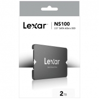 2.5" SSD 2.0TB  Lexar NS100, SATAIII, Sequential Reads: 550 MB/s, Sequential Writes: 520 MB/s, 7mm, TBW: 1000TB, Controller Marvell 88NV1120, Micron's 64-layer 3D NAND TLC thumbnav 1