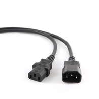 Power Extension cable PC-189-VDE-5M (C13 to C14), 5m, for UPS, VDE approved thumbnav 1