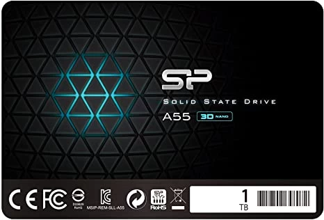 2.5” SSD 1.0TB  Silicon Power  Ace A55, SATAIII, SeqReads: 500 MB/s, SeqWrites: 450 MB/s, MTBF 1.5mln, SLC Cache technology, BBM, SP Toolbox, 7mm, 3D NAND TLC photo 1