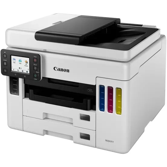 MFD CISS Canon MAXIFY GX7040 / Fax / Duplex /  D-ADF / Wi-Fi / RJ45 / 2 tray / White photo 2