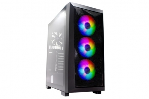 Корпус XILENCE Xilent Breeze XG131 / w/oPSU / Side panel / 3x ARGB 120mm + 1x120mm / ATX / Black thumbnav 1