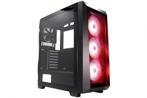 Корпус XILENCE Xilent Breeze XG131 / w/oPSU / Side panel / 3x ARGB 120mm + 1x120mm / ATX / Black thumbnav 2