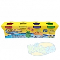 Noriel INT5331 Plastelino - Pasta De Modelat 4 Culori Tutti Frutti 