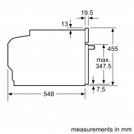 Встраиваемый дух. шкаф с микроволной печью Bosch CMG633BW1 thumbnav 5