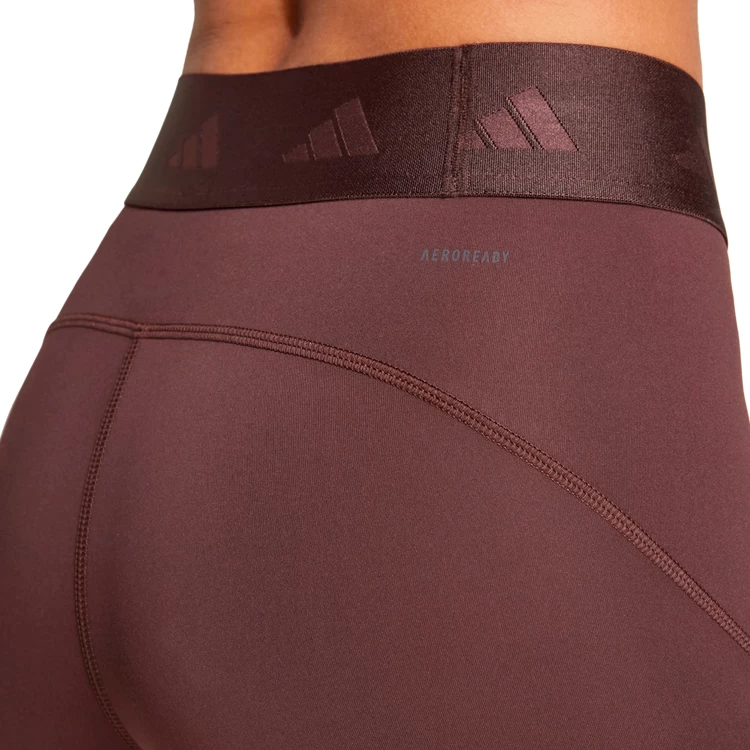 Panta-colanti Adidas HYGLM 1/1 L / Femei / XS / Maro photo 4