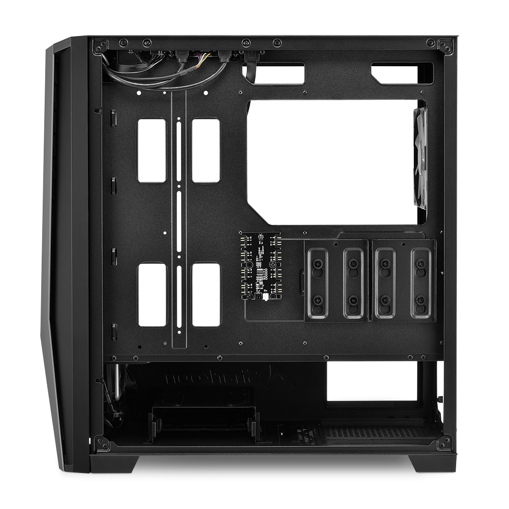 Корпус Sharkoon TG7M RGB / no PSU / Side panel / 4x120mm A-RGB LED / ATX / Black photo 6
