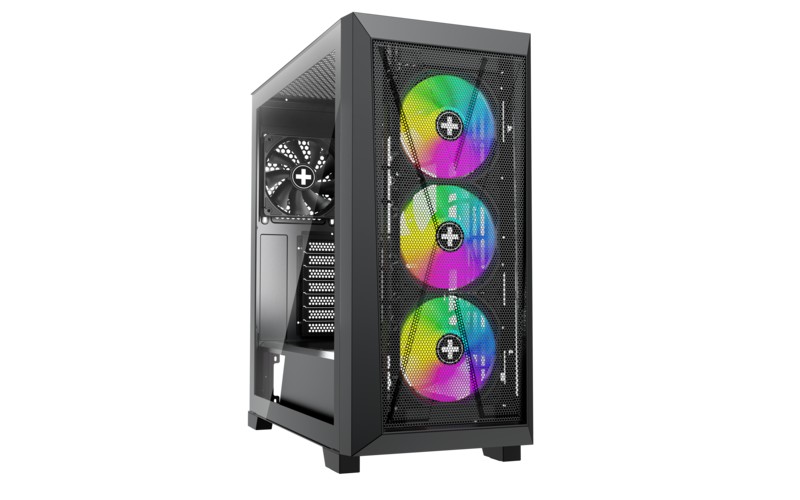 Корпус XILENCE Xilent X | XG151 / w/oPSU / with Tempered Glass Side Panel / 3x ARGB 120mm + 1x120mm / ATX / Black photo 1 Корпус XILENCE Xilent X | XG151 / w/oPSU / with Tempered Glass Side Panel / 3x ARGB 120mm + 1x120mm / ATX / Black photo 1