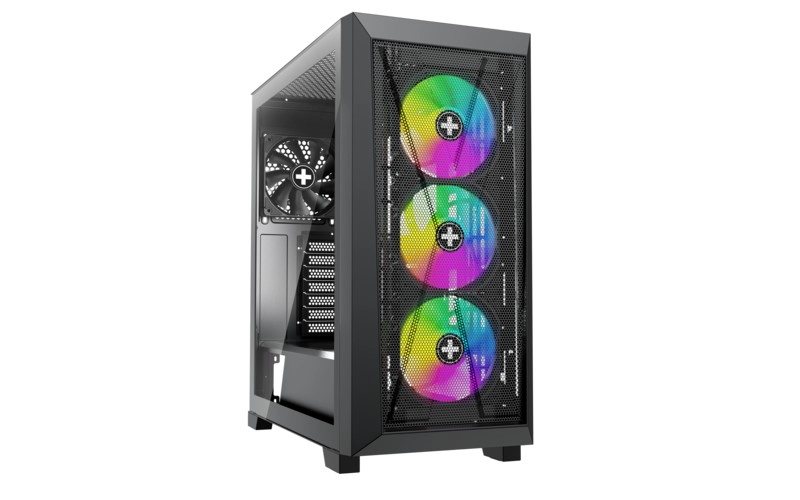 Корпус XILENCE Xilent X | XG151 / w/oPSU / with Tempered Glass Side Panel / 3x ARGB 120mm + 1x120mm / ATX / Black photo 1