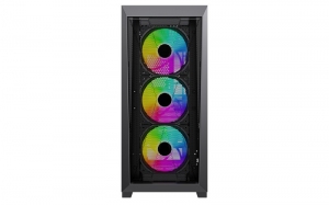 Корпус XILENCE Xilent X | XG151 / w/oPSU / with Tempered Glass Side Panel / 3x ARGB 120mm + 1x120mm / ATX / Black thumbnav 3
