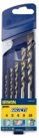 Набор сверл Irwin 4/5/6/8/10MM, 10501938 