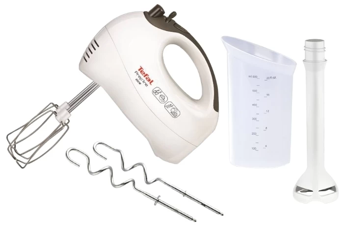 Миксер Ручной Tefal HT411138 / 5 скоростей / Белый photo 1