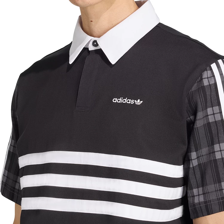  Polo pt bărbați Adidas GRAPHIC REG SH M Negru  photo 5