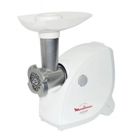 Tocator carne cu cilindru rotativ Moulinex ME416138, 1.2 kg/min, 1400 W, Alb 