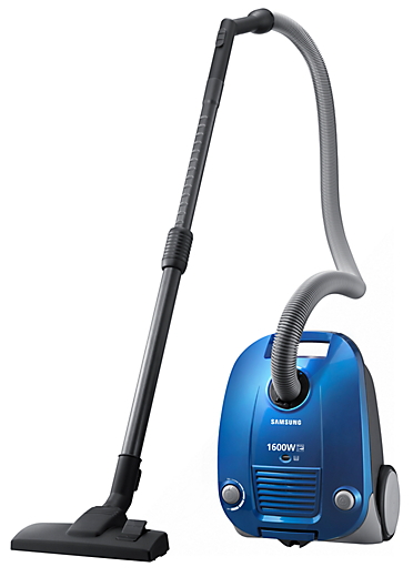 Пылесос с мешком Samsung VCC4140V38 / 1600Вт / Синий photo 2