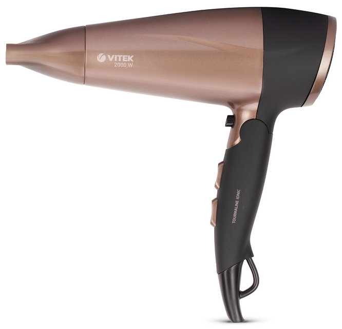 Фен Vitek VT-2238 2000W Коричневый photo 1 Фен Vitek VT-2238 2000W Коричневый photo 1