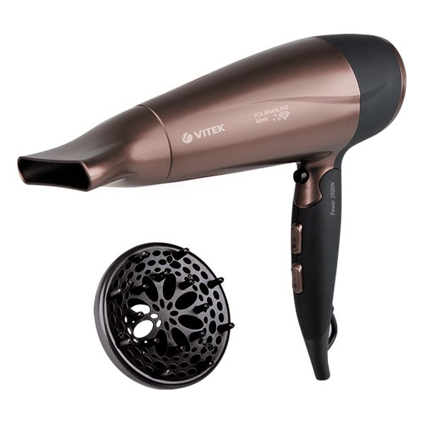 Фен Vitek VT-2238 2000W Коричневый photo 2