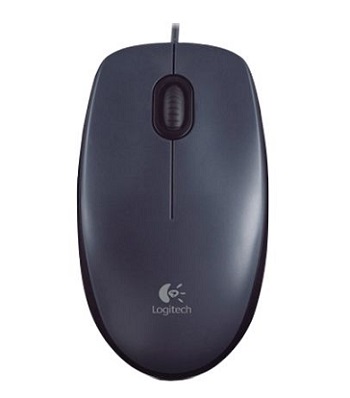 Logitech M100 Optical Mouse, Grey, USB photo 1