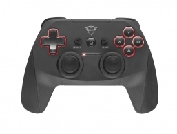 Trust GXT 545 Yula Wireless Gamepad,Wireless gamepad for PC and PS3, 13 buttons, 2 joysticks and D-pad, Rechargeable by USB (cable included), Black 