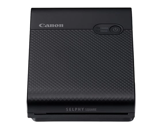 Compact Portable Printer SELPHY SQUARE QX10 Black, 287x287dpi, 3 ink, approx. 43 sec, Built-in Battery, Wi-Fi, USB, Dim. 102,2 x 143,3 x 31,0 mm, 445gr., Sticker paper 72x85 mm, 68x68 mm printable area,(10 pcs in set), Media: XS-20L 20 pages photo 1