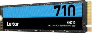 M.2 NVMe SSD 500GB Lexar NM710, Interface: PCIe4.0 x4 / NVMe1.4, M2 Type 2280 form factor, Sequential Reads/Writes 5000 MB/s/ 2600 MB/s, Random Read/Write 500K IOPS/ 600K IOPS, MAP1602A-F1C, LDPC, HMB 3.0 and SLC Cache technology, TBW: 300TBW, MTBF: 1.5ml thumbnav 2
