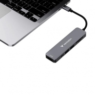 Многопортовый USB-C адаптер Verbatim Essentials/ HDMI, USB-C PD, USB-A 3.2 Gen 1, USB-A, SD & microSD thumbnav 4