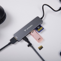 Многопортовый USB-C адаптер Verbatim Essentials/ HDMI, USB-C PD, USB-A 3.2 Gen 1, USB-A, SD & microSD thumbnav 5