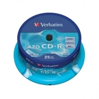 Verbatim DataLifePlus CD-R AZO 700MB 52X CRYSTAL SURFACE - Spindle 25pcs. 