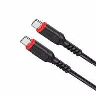 Кабель Type-C на Type-C HOCO “X59 Victory” / 2m / Nylon braid / up to 3A / Black thumbnav 1