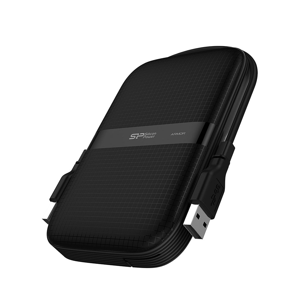 2.5” HDD Extern Silicon Power Armor A60 / 1TB / USB3.1 / Black photo 2
