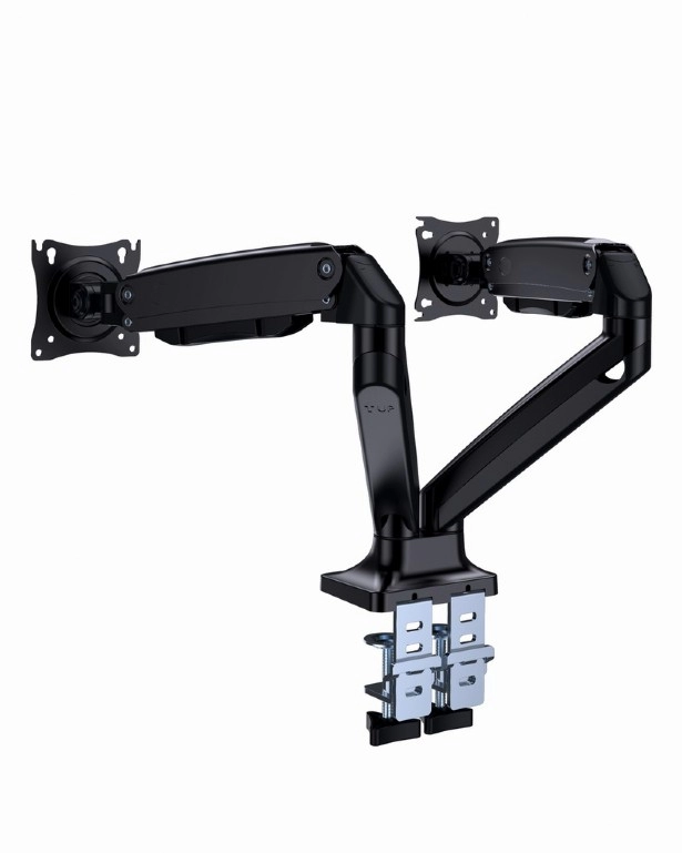 Brat de montare pentru 2 monitoare, cu miscare completa, 17”-35” Gembird MA-DA2-03 photo 5