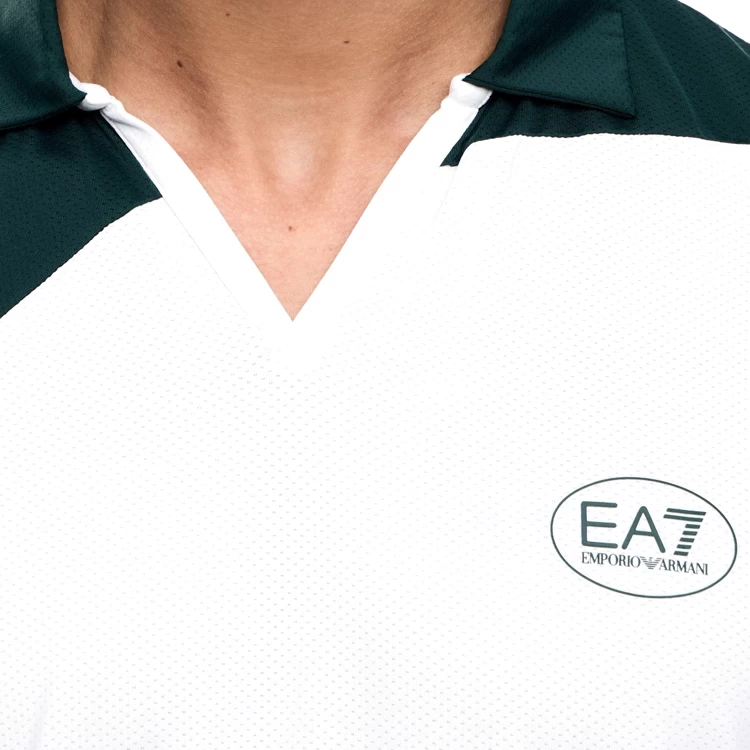  Polo pt bărbați EA7 EMPORIO ARMANI TENNIS PRO M POLO PA ST COLORB XS Alb  photo 4