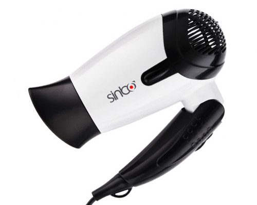 Uscator de par Sinbo SHD2639 1200W Alb cu negru photo 1