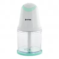 Измельчитель Vitek VT-1639, 500 мл, 400 Вт, 2 скоростей, Белый 
