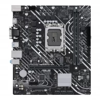 ASUS PRIME H610M-D D4, Socket 1700, Intel® H610 (13/12th Gen CPU), Dual 2xDDR4-3200, VGA, HDMI, CPU Intel graphics, 1xPCIe X16 4.0, 4xSATA3, 1xM.2, 1xPCIe X1, 1xCOM-port, LPT-header, ALC897 7.1, 1xGbE LAN, 4xUSB3.2, 5X Pro III, mATX 