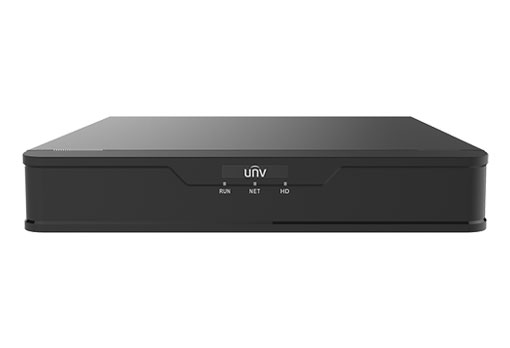 UNV NVR301-04Q, 6-ch , 1 SATA interface, 4 BNC/5MP Lite, Mini 1U, H.265 photo 1