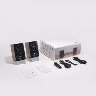 Boxe Edifier M60 Classic Oak/ 66W / Hi-Res Audio / LDAC / USB-C audio thumbnav 4