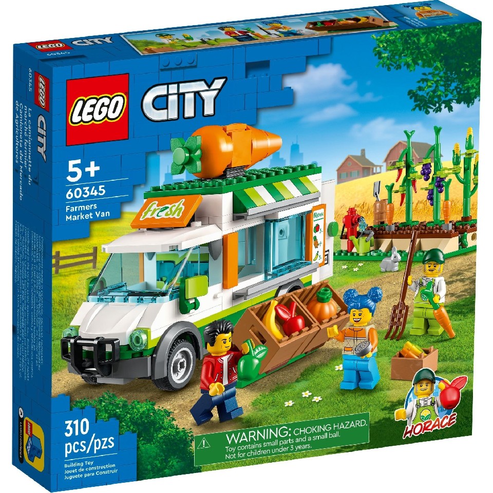 Lego City 60345 Farmers Market Van photo 1