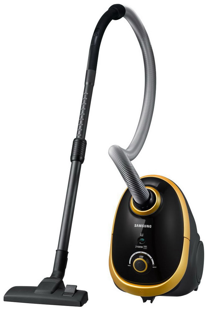 Aspirator cu sac Samsung VCC5480V3B / 2100W / Negru cu auriu photo 1 Aspirator cu sac Samsung VCC5480V3B / 2100W / Negru cu auriu photo 1