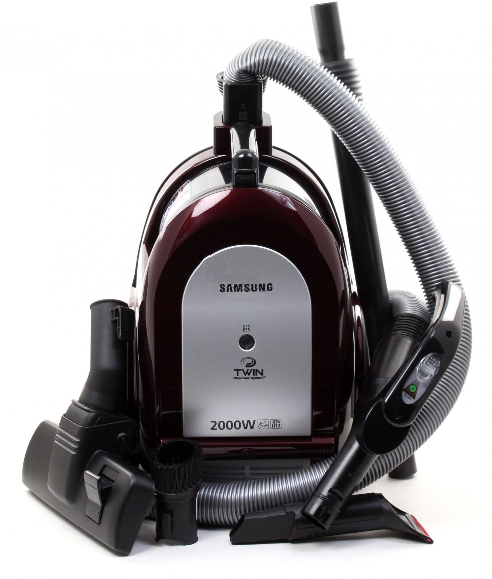 Пылесос с контейнером Samsung VCC6590H3C / 2000Вт / Бордовый photo 1