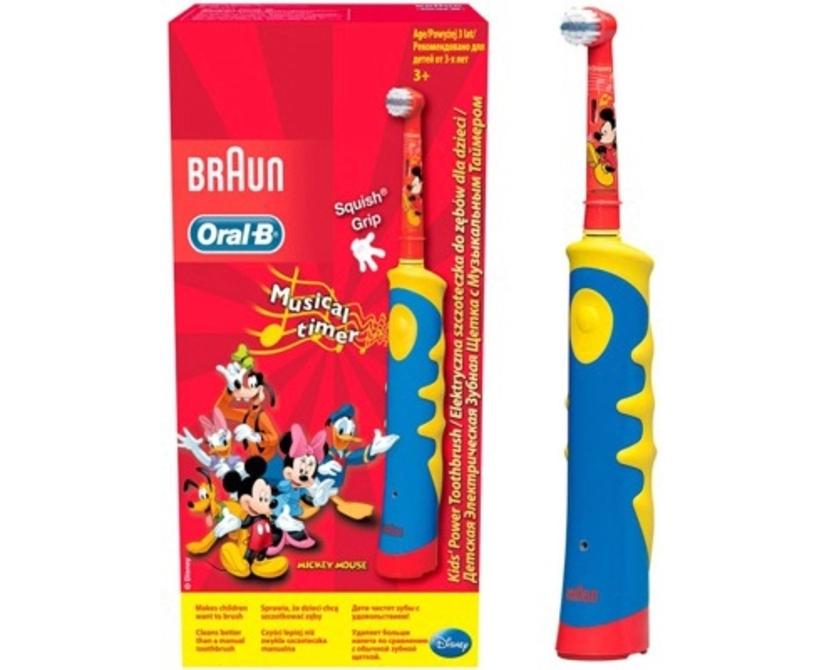 Электрическая зубная щетка Braun Oral-B Kids Mickey Mouse D10.513K photo 1