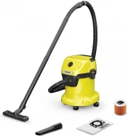 Aspirator de curatare umeda Karcher WD3V, 1000 W, Galben cu negru 