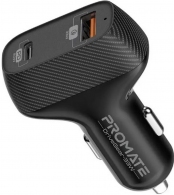 Зарядное устройство авто. для телефона Promate DriveGear 33W Black thumbnav 1