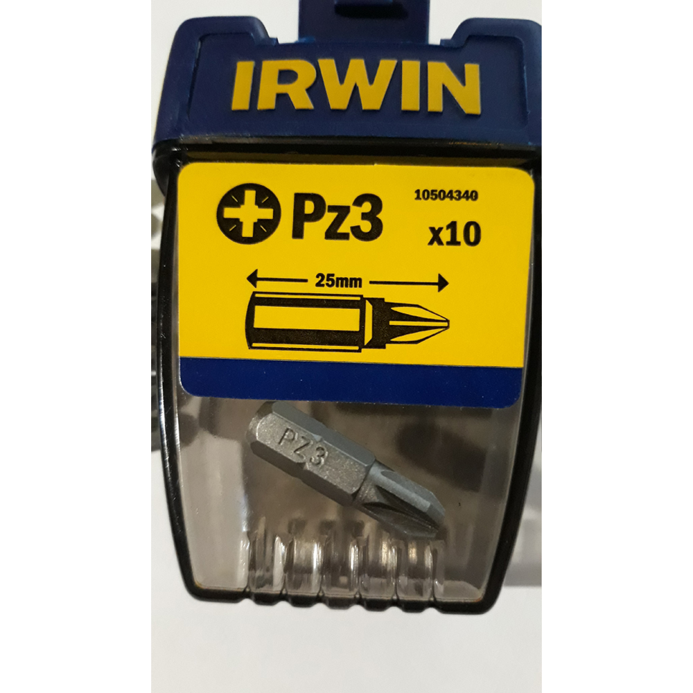 Set biti Irwin 1/4"/25 mm Pozidriv Pz3, 10504340 photo 2
