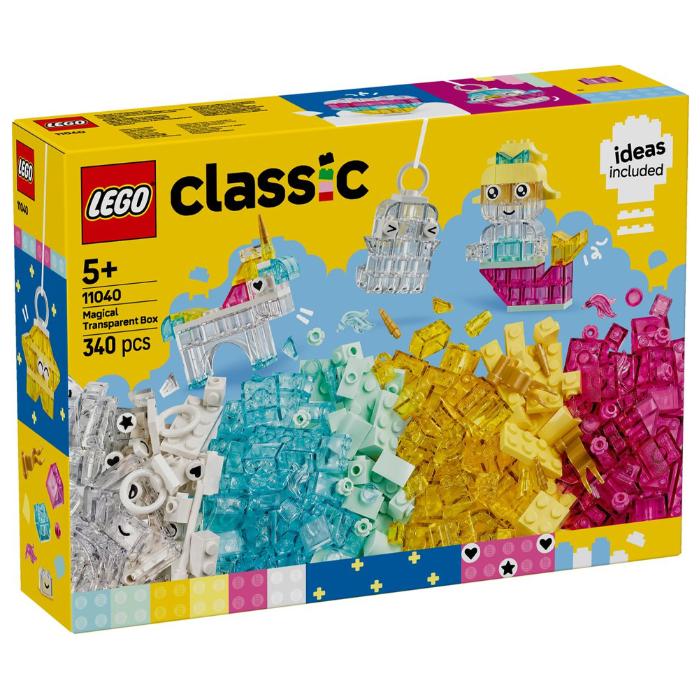 Constructor Lego Classic Magical Transparent Box
 11040 de la 5+ ani photo 1